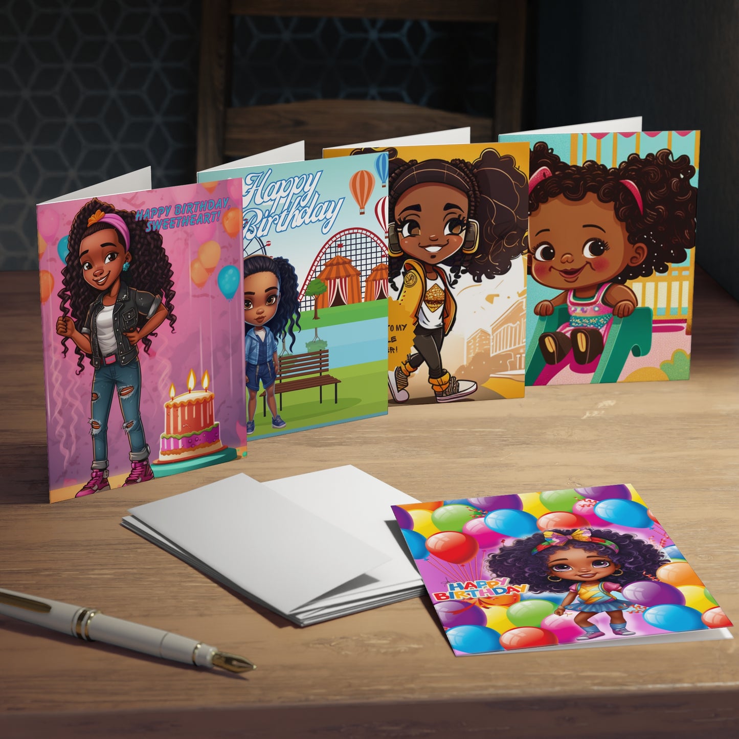 Gibson Girls' Birthday Greeting Card Bundle