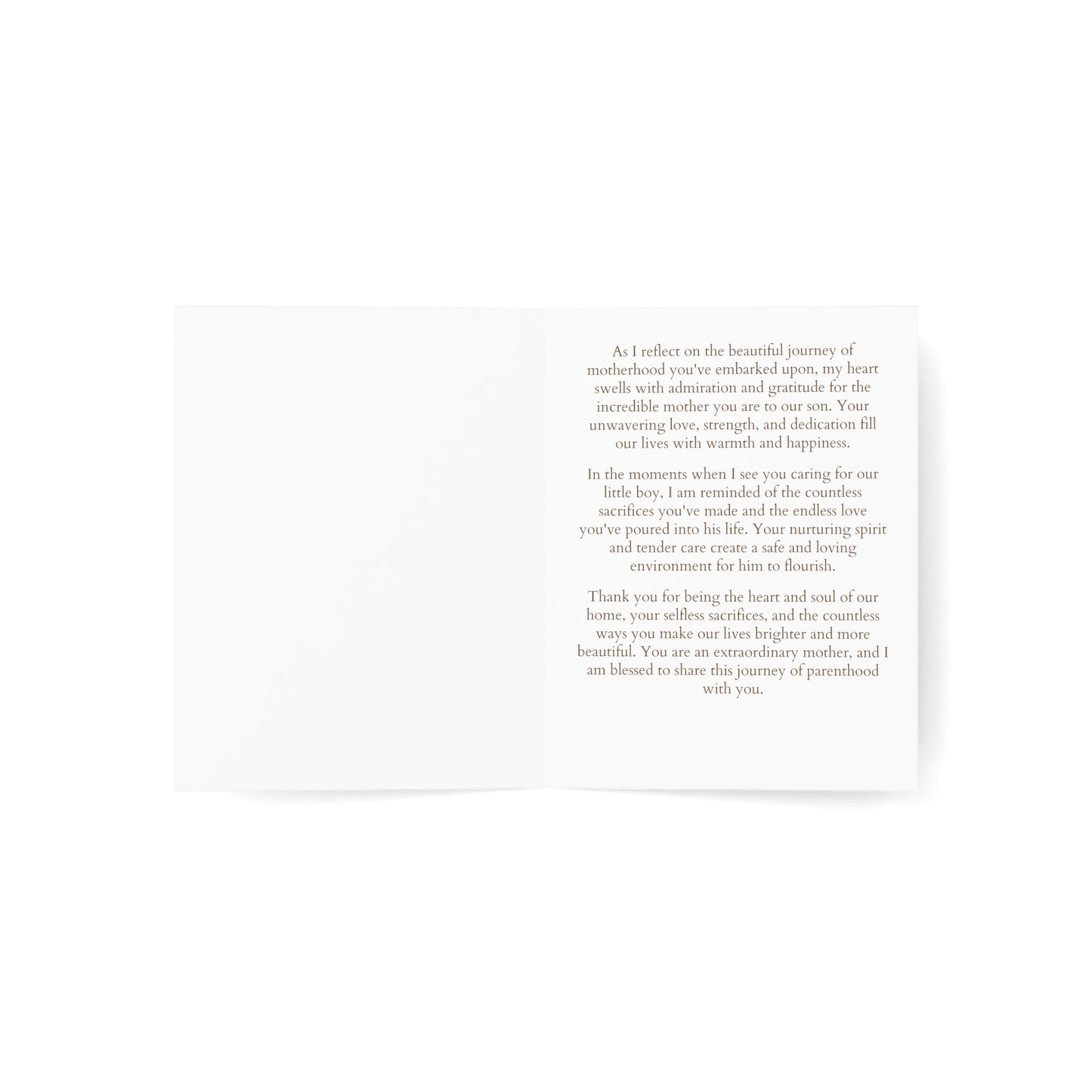 Your Journey In Motherhood - Boy