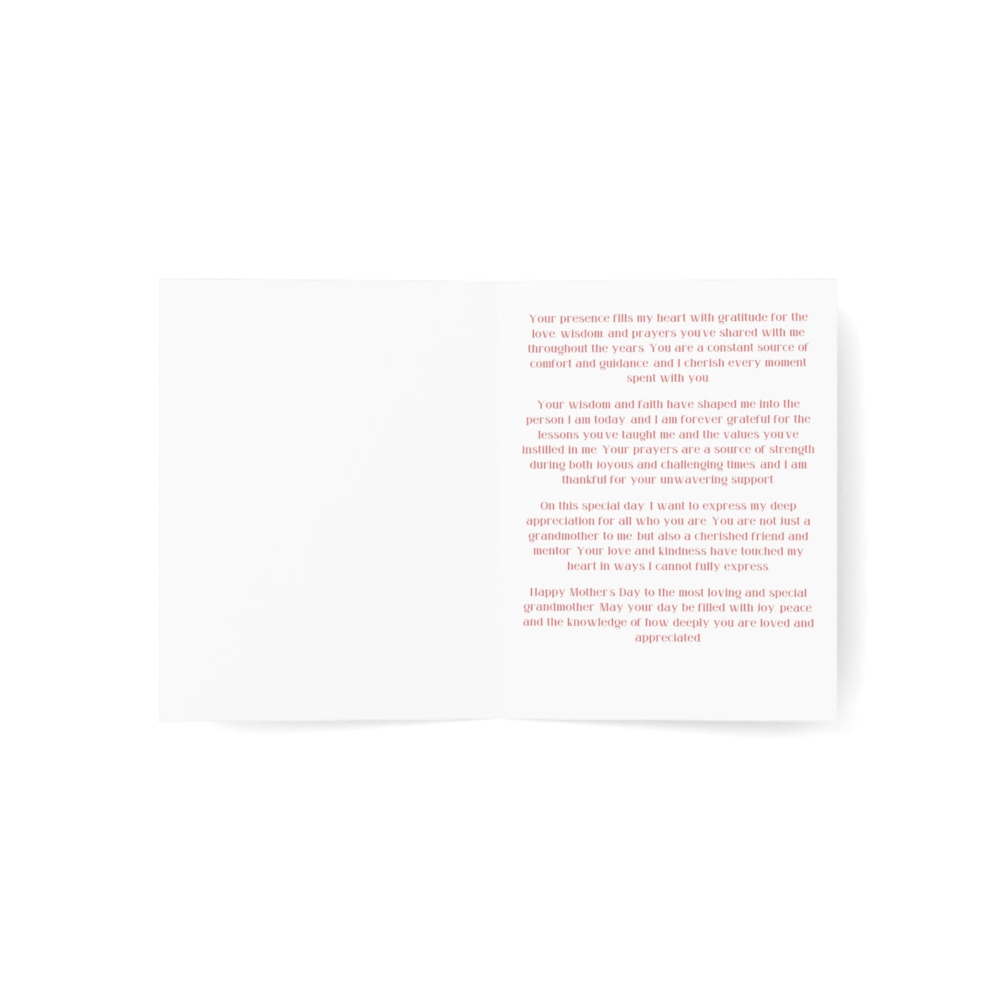 You're More Than A Grandmother - From Granddaughter