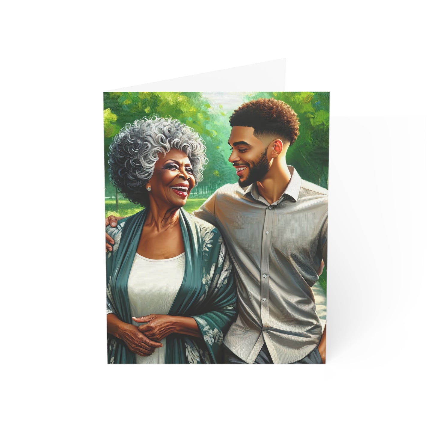 A Son's Adoration for Mom