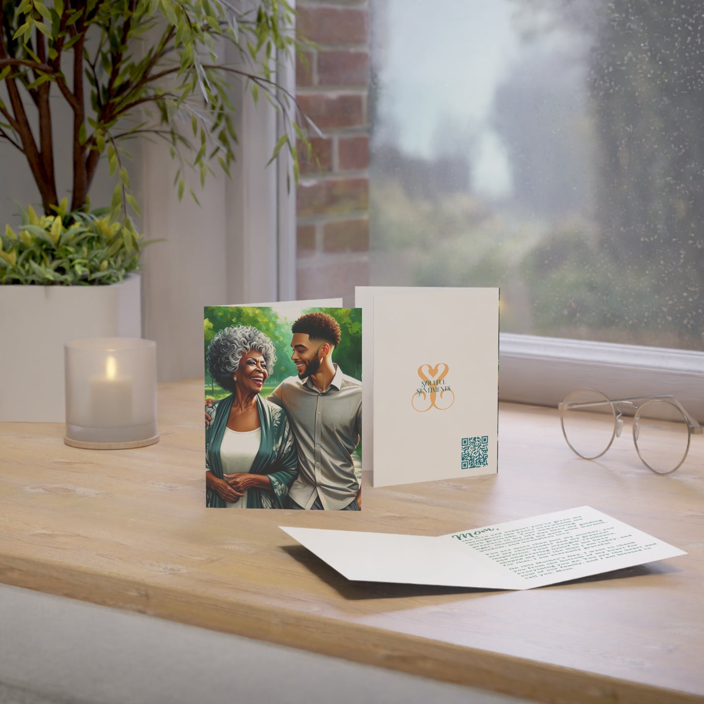 A Son's Adoration for Mom