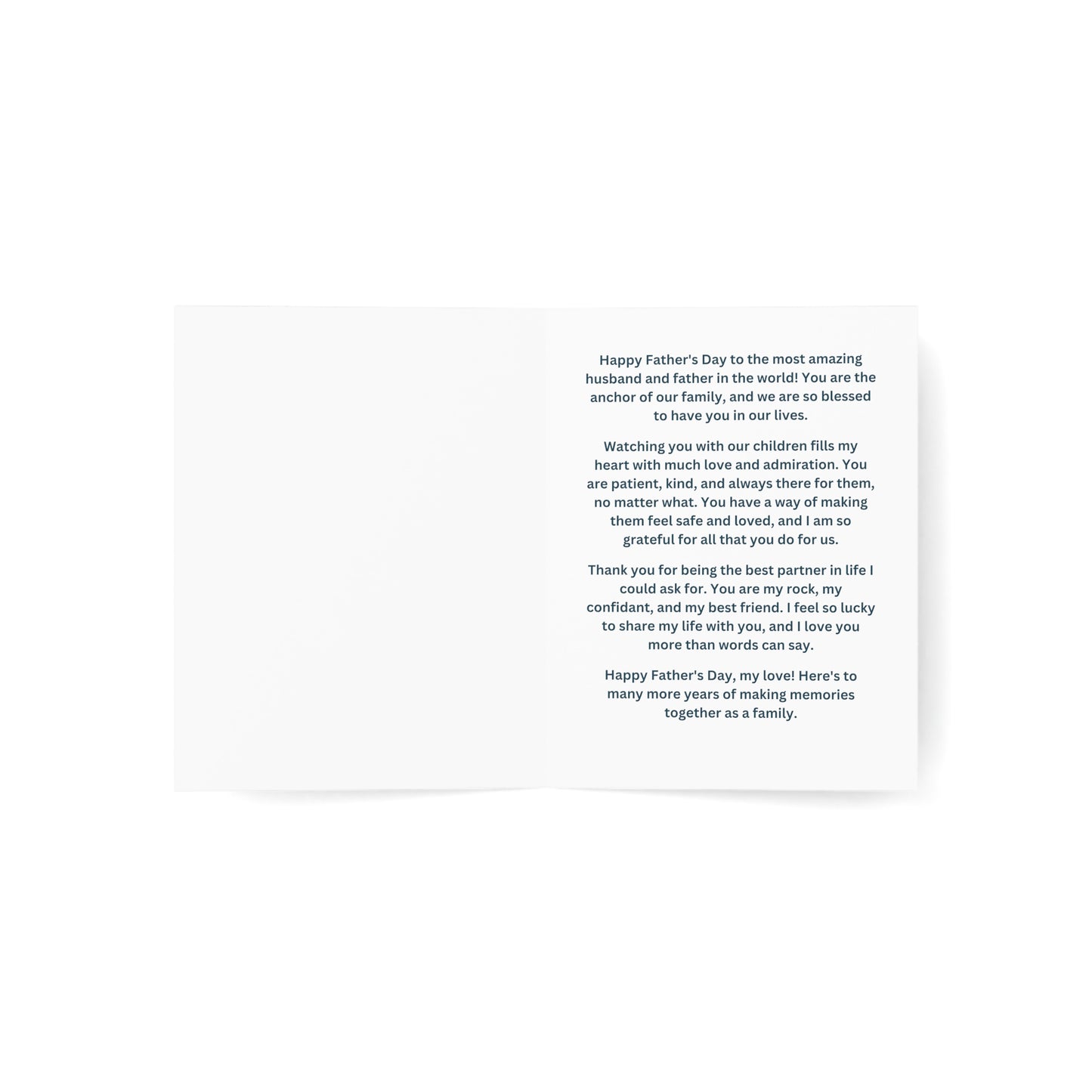 To An Amazing Husband and Father