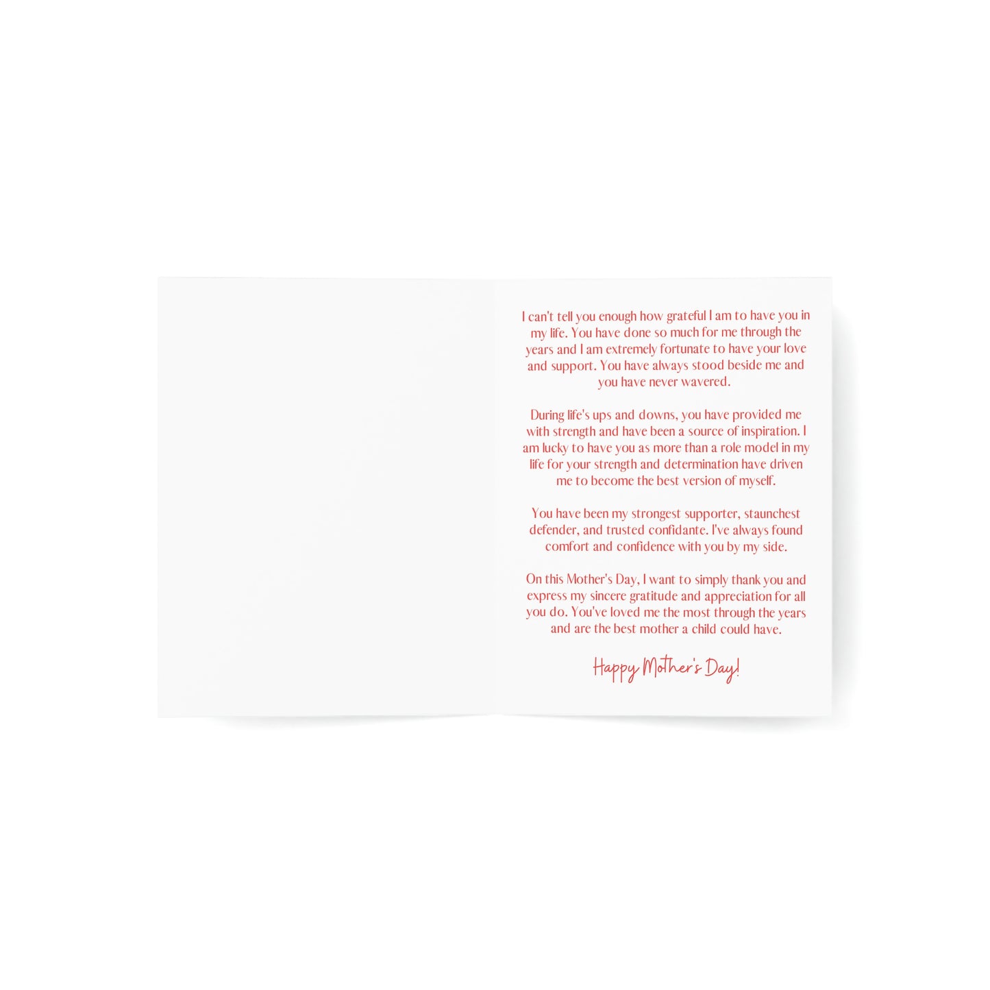 You Loved Me the Most