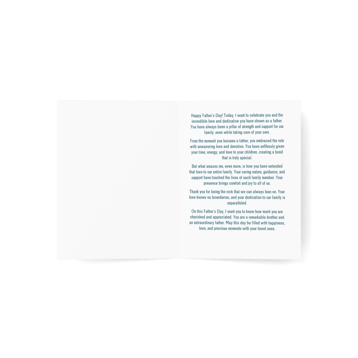 For a Dear Brother On Father's Day