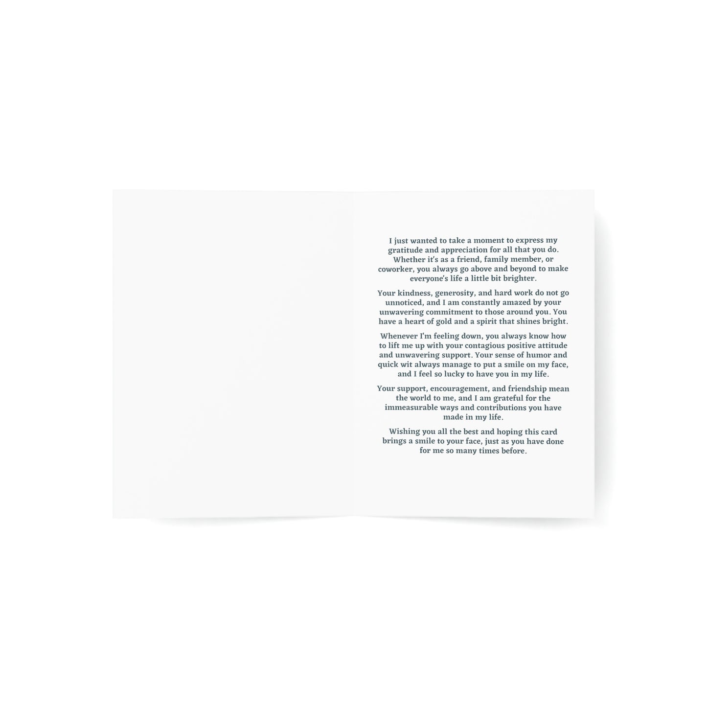 You're Appreciated More Than You Know