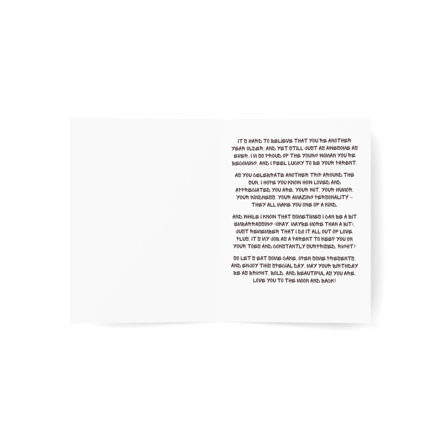 Happy Birthday to My Incredible Daughter