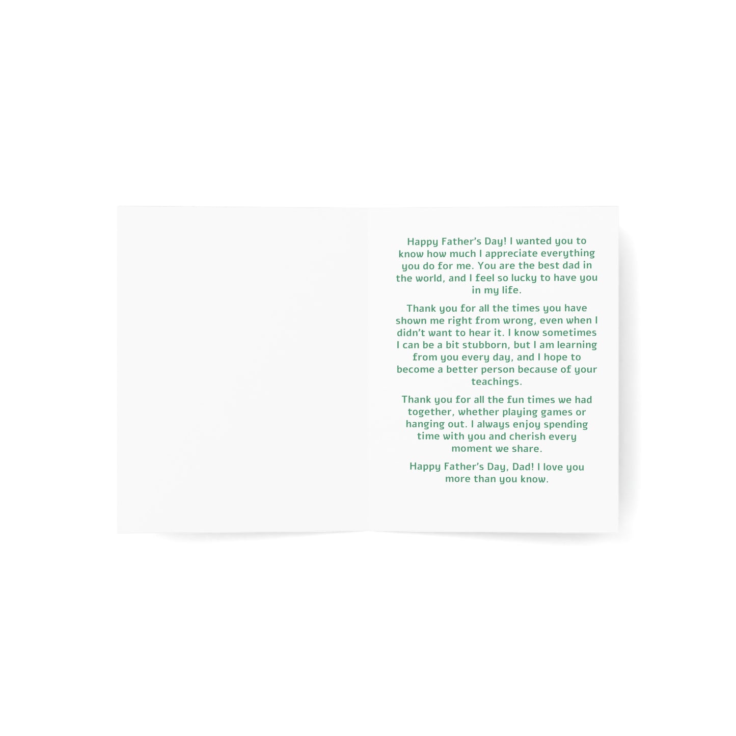 Daddy, You're Stuck With Me