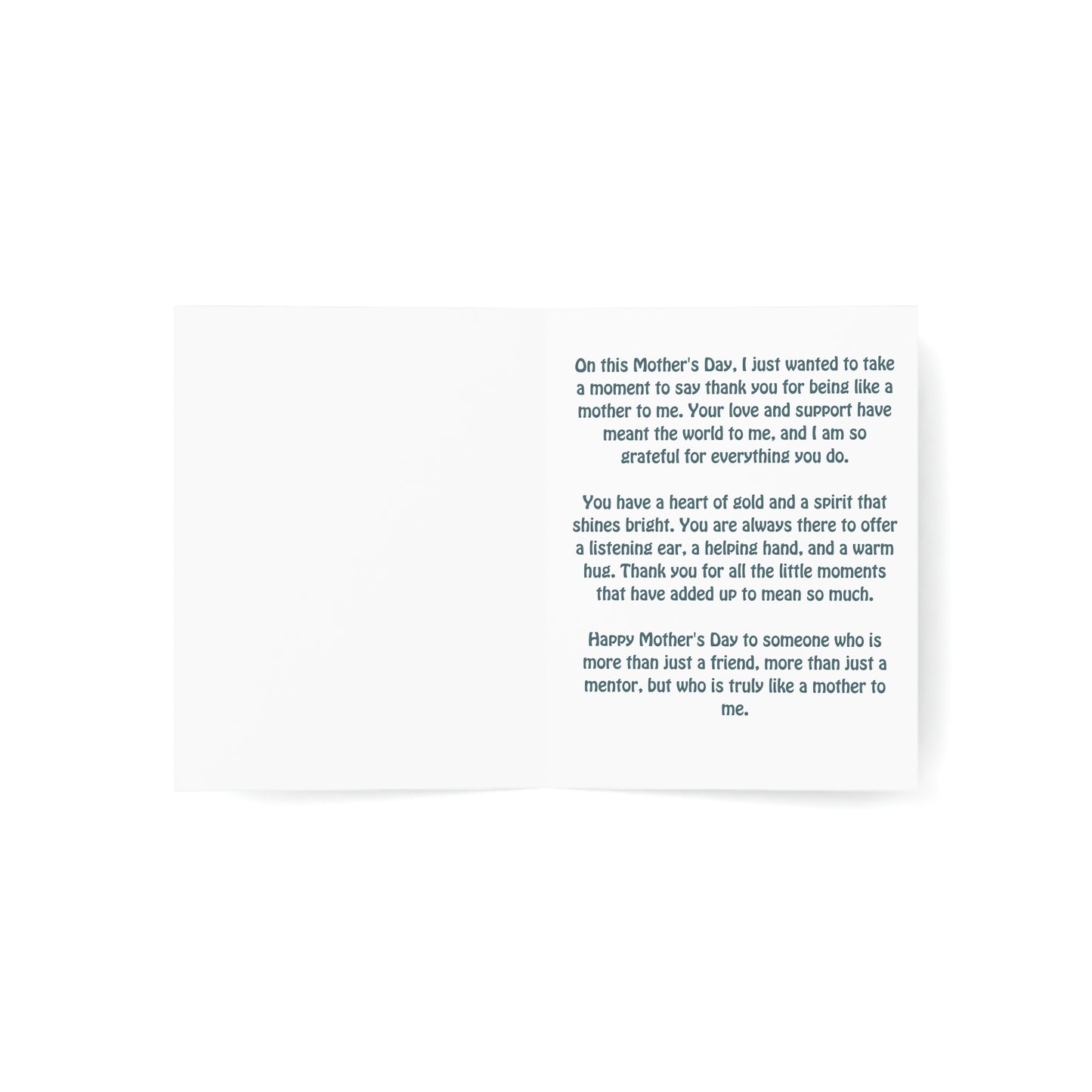 A Mother's Love, Without the Title